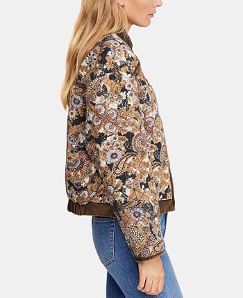 Free People Great Escape Cotton Printed Quilted Jacket Macy s
