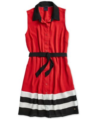 Tommy Hilfiger - Women's Marcell Pleated Shirtdress from The Adaptive Collection