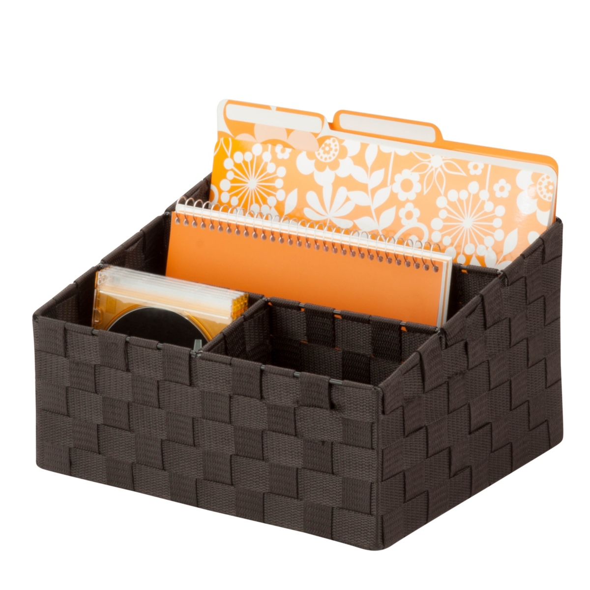 Mail and File Desk Organizer - Brown