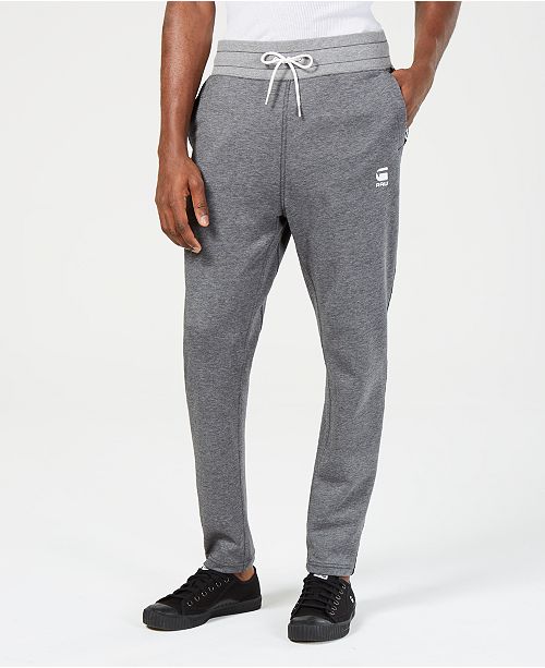 G Star Raw Mens Cropped Track Pants Created For Macy S Reviews Pants Men Macy S