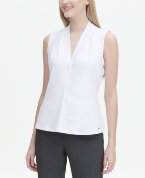 image of Calvin Klein Pleated Blouse