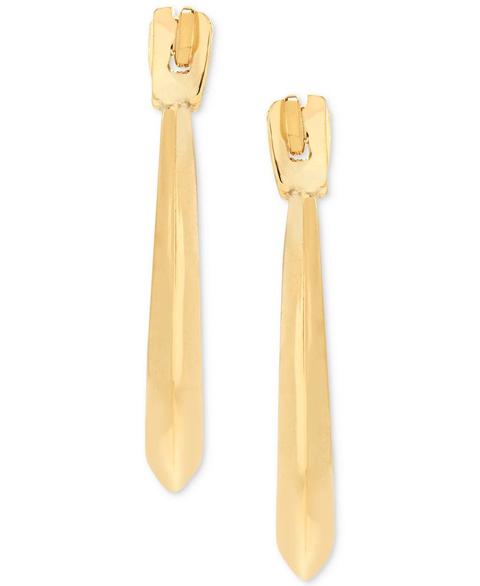 Macy's - Children's Polished Oval Hoop Earrings in 14k Gold