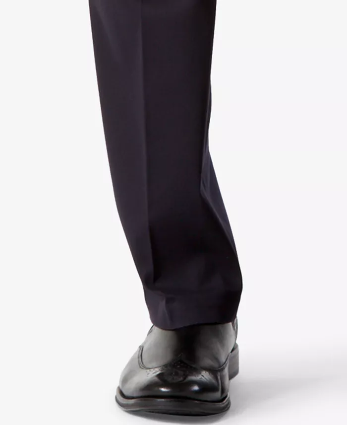 Men's Easy Straight Fit Khaki Stretch Pants - thumbnail 6