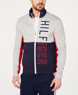 tommy hilfiger men's full zip sweater