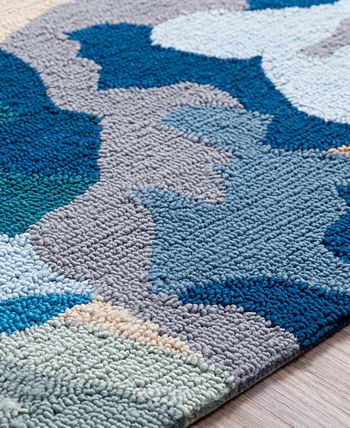 Surya - Rain RAI-1231 Bright Blue 8' Round Area Rug