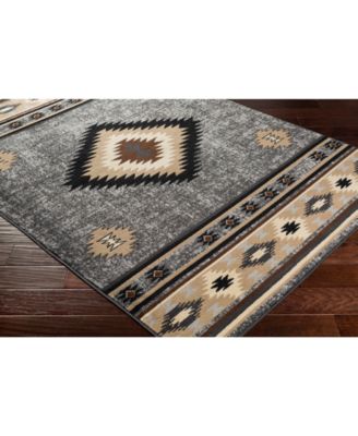 Rugs Paramount PAR-1094 Charcoal 2'2" x 7'6" Runner Area Rug