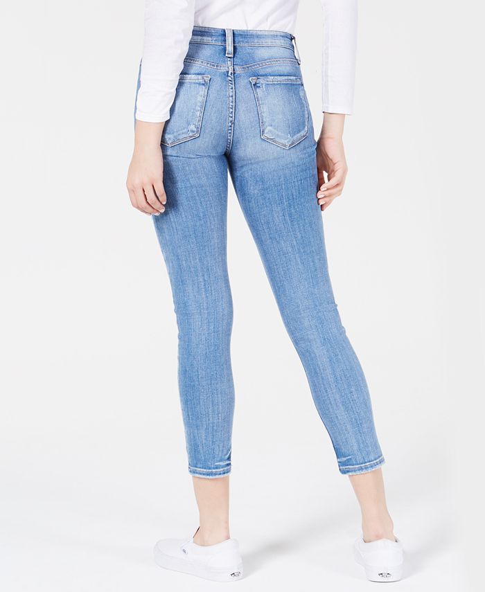 FLYING MONKEY Ripped Cropped Jeans & Reviews - Jeans - Juniors - Macy's