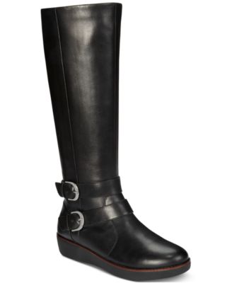 FitFlop Noemi Double-Buckle Riding Boots