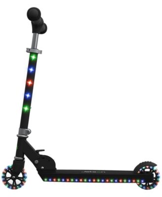 Jetson Jupiter Kick Scooter with LED Light-Up Deck, Stem, and Wheels, for Kids 5 and Up