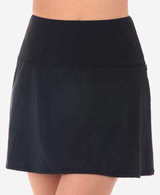 macys swim skirts