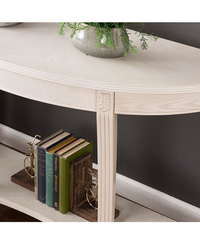 Southern Enterprises Faison Traditional Demilune Console Table Macy's