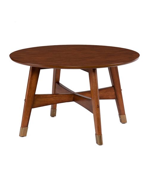Southern Enterprises Cardewell Round Midcentury Modern Coffee