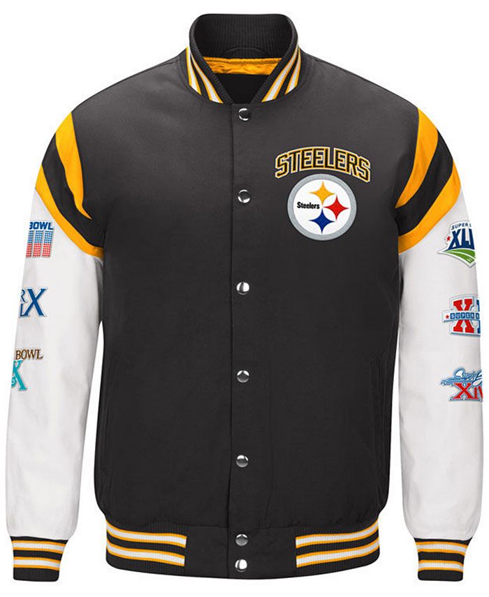 Authentic NFL Apparel Men's Pittsburgh Steelers Home Team Varsity