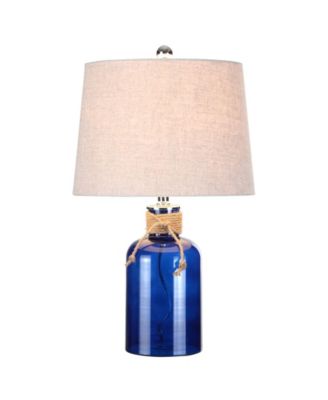 Azure Glass Bottle Led Table Lamp