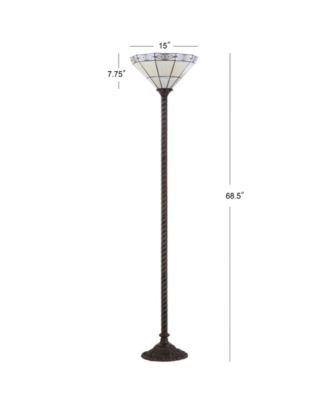 Moore Tiffany Torchiere Led Floor Lamp