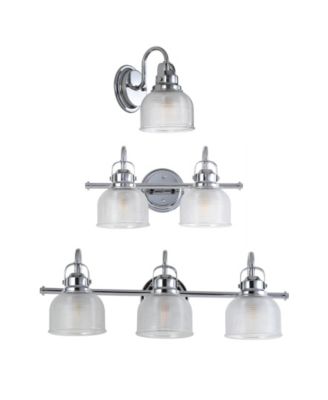 Virginia 2-Light Metal, Glass Led Vanity Light