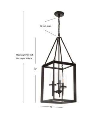 Anna 3-Light Metal, Glass Led Pendant
