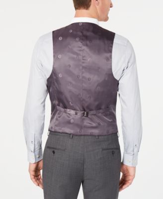 Lauren Ralph Lauren Men's Classic-Fit UltraFlex Stretch Gray Sharkskin Suit  Vest - Macy's
