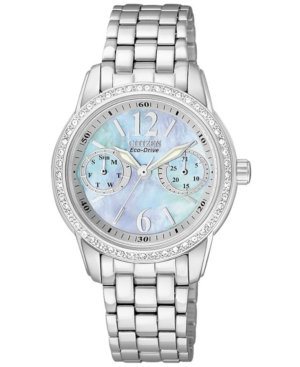 Citizen Womens Eco-Drive Stainless Steel Bracelet Watch 30mm FD1030-56Y