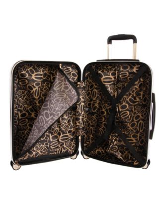 bebe leopard luggage