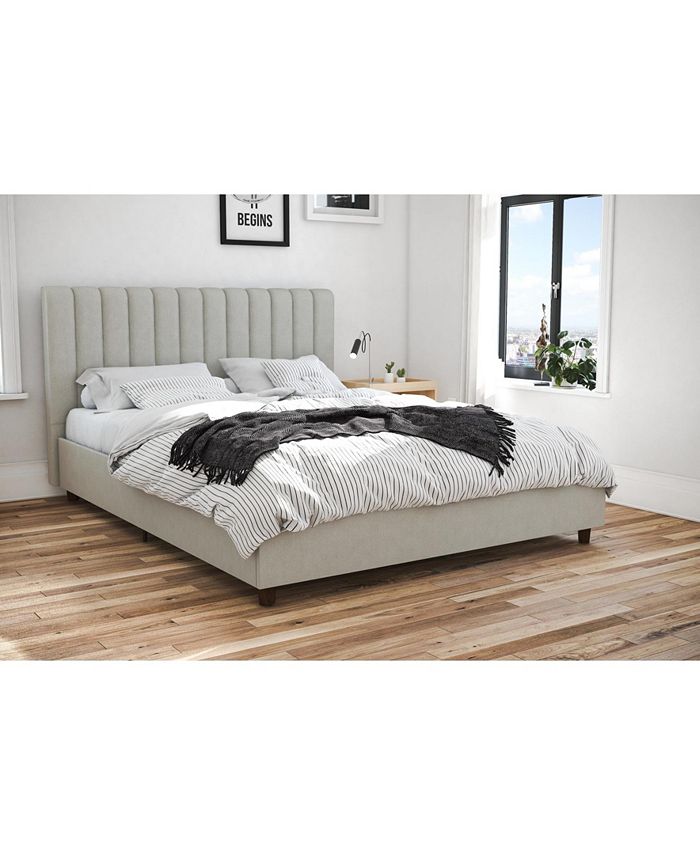 Novogratz Collection Novogratz Brittany Upholstered Queen Bed Macy's
