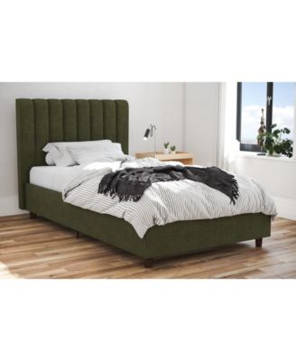 Novogratz Collection Novogratz Brittany Upholstered Twin Bed - Macy's