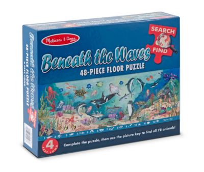 Melissa and Doug Search & Find Beneath The Waves Floor (48 Pc)