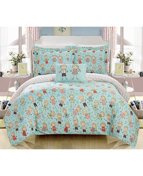 Chic Home Woodland 6 Piece Twin Bed In A Bag Comforter Set