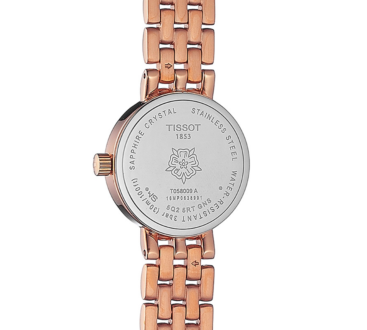 Shop Tissot Women's Swiss Lovely Rose Gold-tone Pvd Stainless Steel Bracelet Watch 20mm