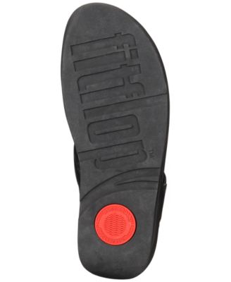 Lulu Leather Toe-Thongs Casual Sandals