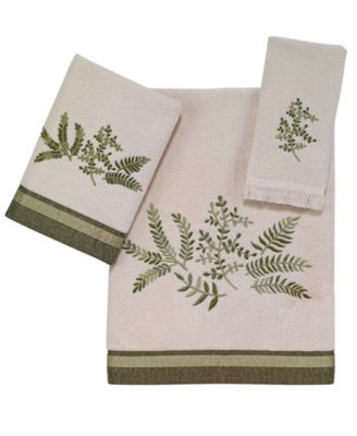 Avanti Greenwood Bath Towel Collection In Ivory