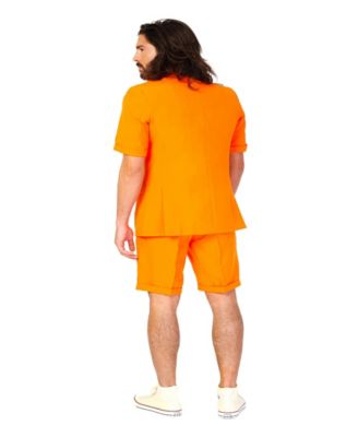Men's Summer Suit - Shorts Suit - The Orange - Formal Party Clothing