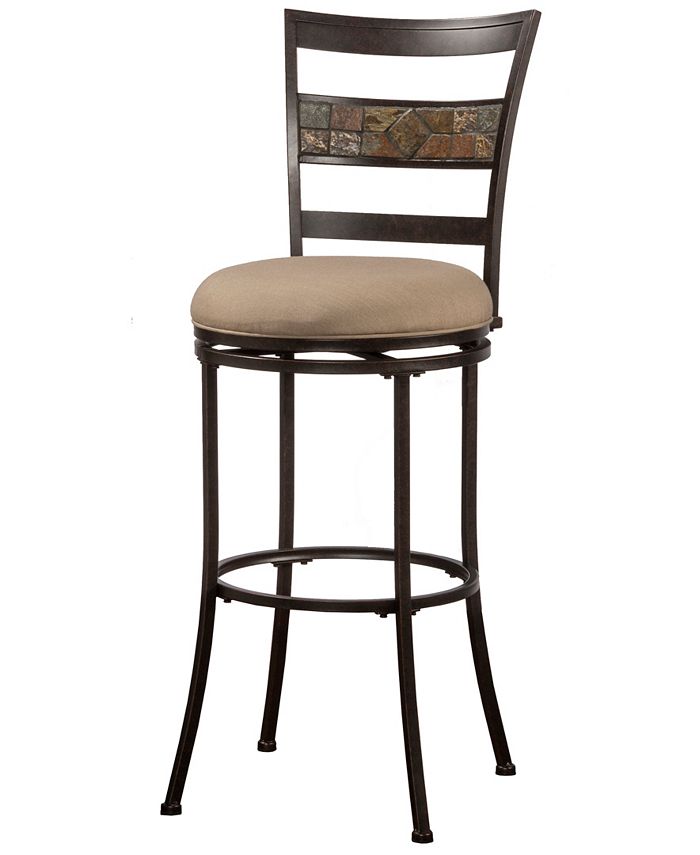 Hillsdale Indoor / Outdoor Henning Swivel Bar Stool Macy's