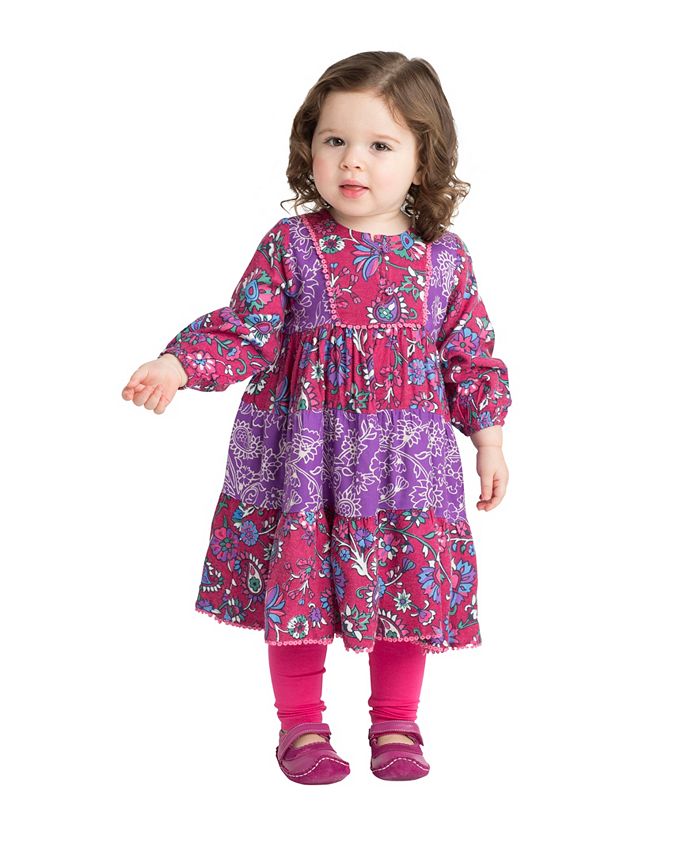 Masala Baby Baby Girl's Gypsy Rose Dress - Macy's