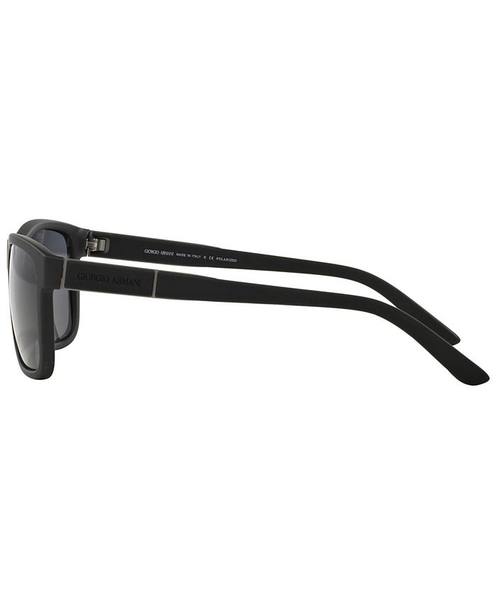 Giorgio Armani Polarized Sunglasses, AR8046 58 - Macy's