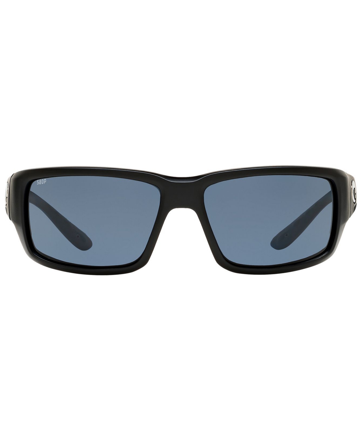 Shop Costa Del Mar Polarized Sunglasses, Fantail Polarized 59p In Black,grey Polar
