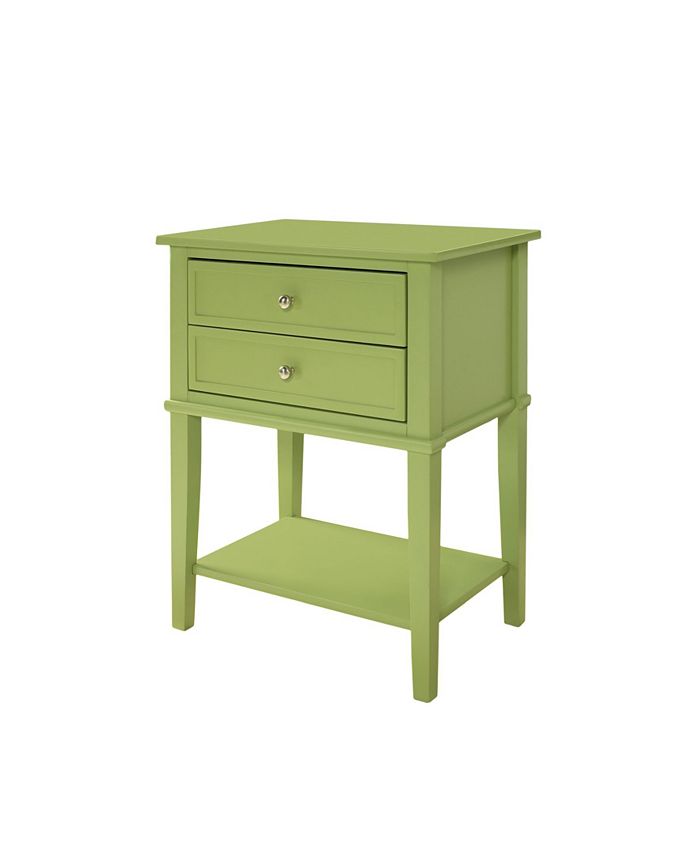 Ameriwood Home - Cottage Hil Accent Table with 2 Drawers