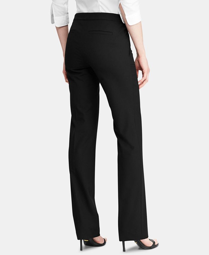 Lauren Ralph Lauren Petite High-Rise Pants - Macy's