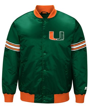 Miami hurricanes hot sale letterman jacket
