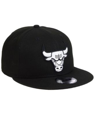 Chicago Bulls Black White 9FIFTY Snapback Cap