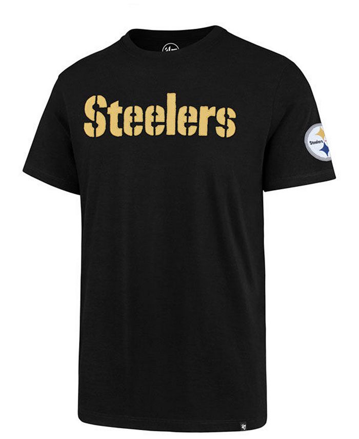 '47 Brand Men's Pittsburgh Steelers Fieldhouse Wordmark T-shirt - Macy's