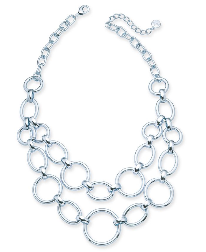 Macy's - Large Link Statement Necklace, 17" + 2" extender