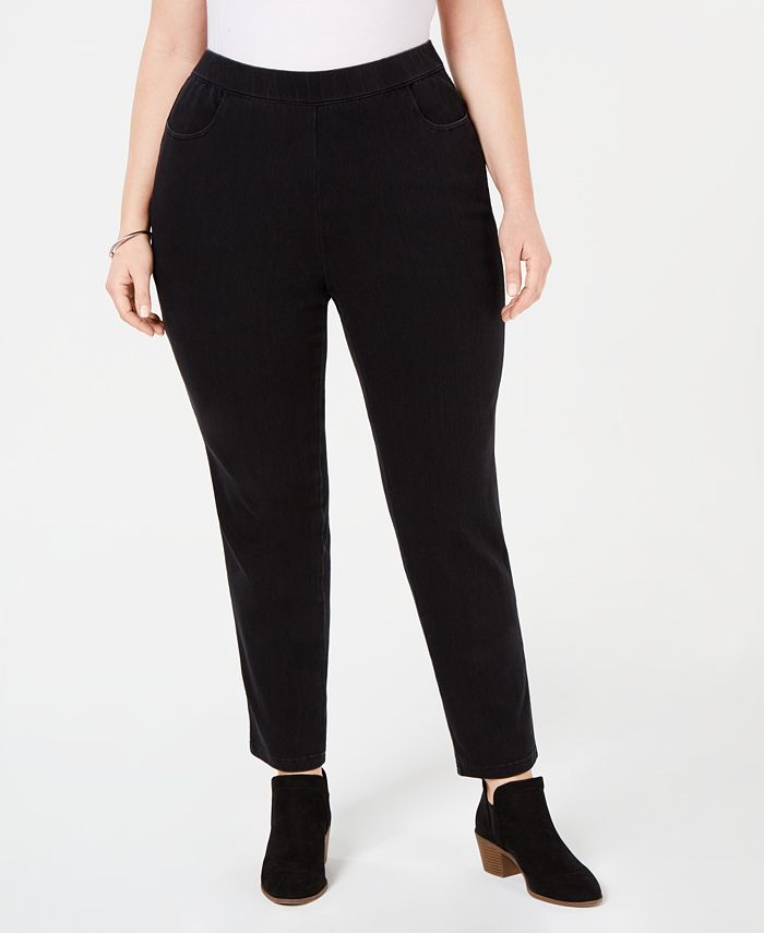 Alfred Dunner Plus Size Grand Boulevard Pull-On Pants - Macy's