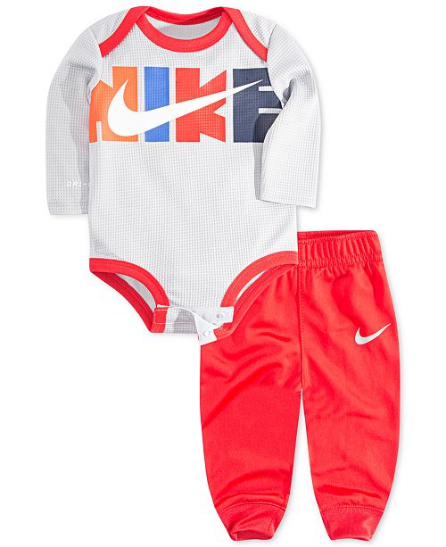 Nike Baby Boys Dri-FIT Logo Bodysuit & Jogger Pants Set & Reviews ...