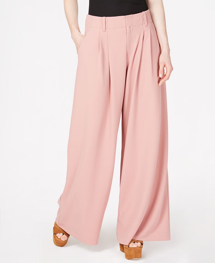 Bar III Pleated WideLeg Pants, Created for Macy's Macy's