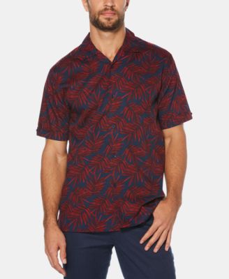 Cubavera - Men's Tropical Leaves Shirt