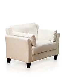 of America Tonia Faux Leather Accent Chair