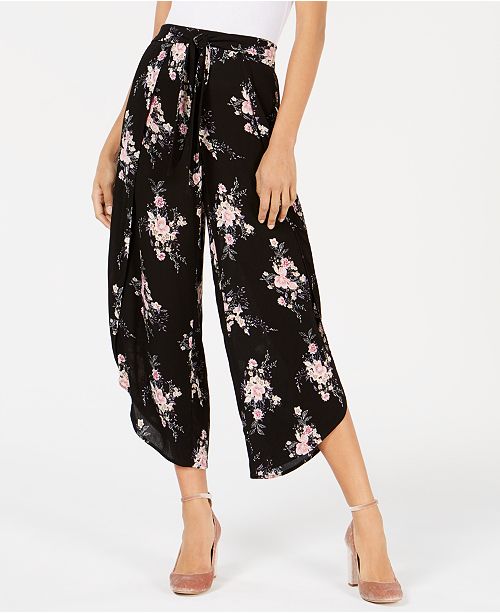 American Rag Juniors' Cropped Flyaway Soft Pants, Created for Macy's