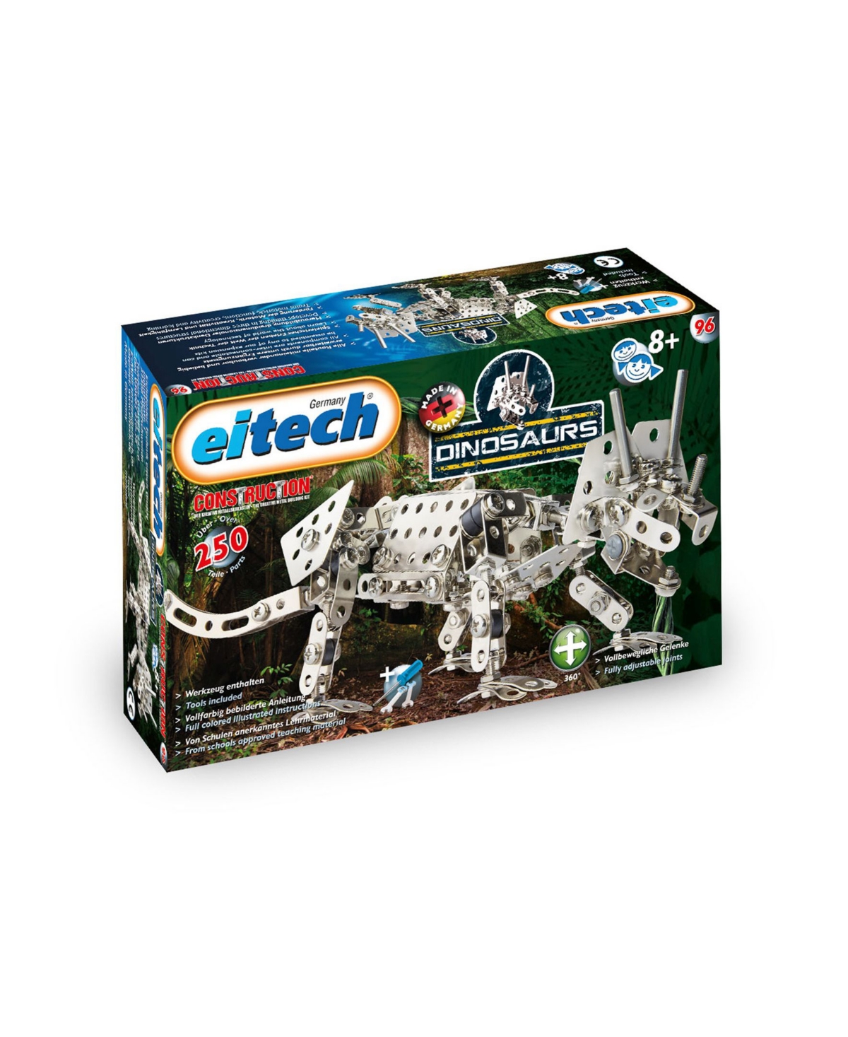 Eitech Basic Series Dinosaurs Triceratops In Silver