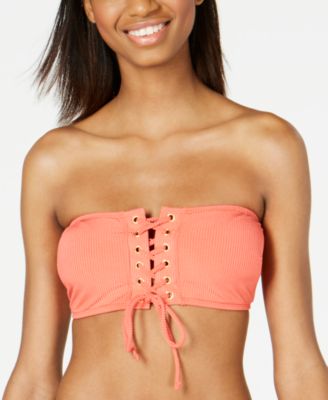 macy's bandeau swimsuits